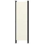 vidaXL 3-panelový paraván biely 150x180 cm – Obrázok 4