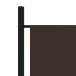 vidaXL 4-panelový paraván hnedý 200x180 cm – Obrázok 5
