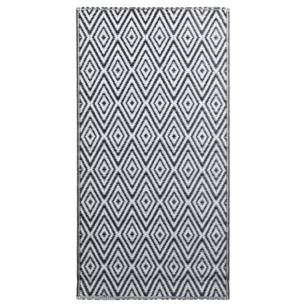 VXL8720286064252_a_en_hd_1.jpg vidaXL Vonkajší koberec bielo-čierny 80x150 cm PP – Obrázok 2