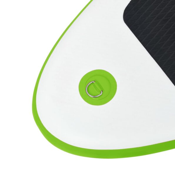 vidaXL Nafukovací Stand up paddleboard s plachtou, zeleno biely – Obrázok 11