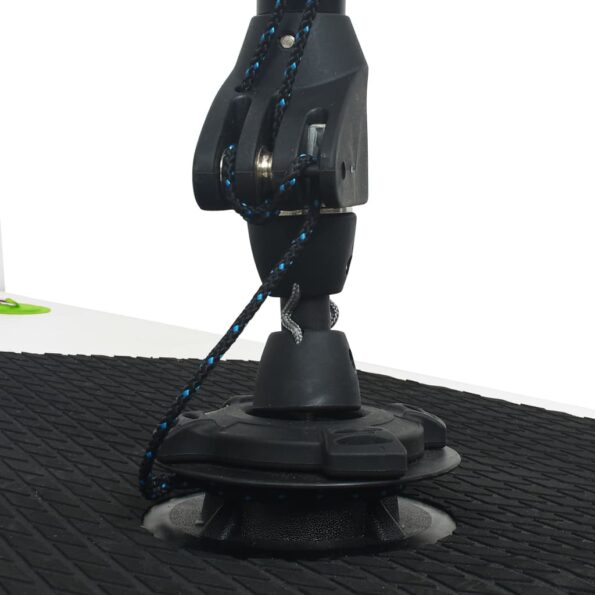 vidaXL Nafukovací Stand up paddleboard s plachtou, zeleno biely – Obrázok 12