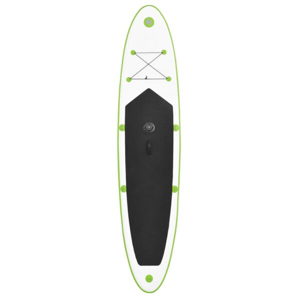 vidaXL Nafukovací Stand up paddleboard s plachtou, zeleno biely – Obrázok 6