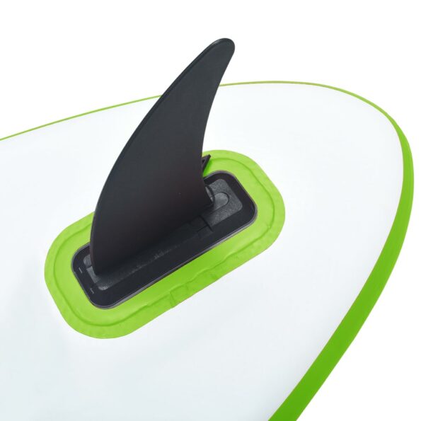 vidaXL Nafukovací Stand up paddleboard s plachtou, zeleno biely – Obrázok 10