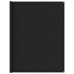 vidaXL Koberec do stanu 250x450 cm čierny