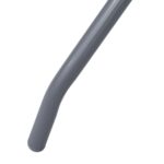 vidaXL Záhradný stôl bledosivý 80 cm oceľ a sklo – Obrázok 4