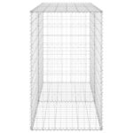 vidaXL Gabiónová stena s krytmi, pozinkovaná oceľ 150x60x100 cm – Obrázok 4
