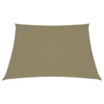 vidaXL Tieniaca plachta oxfordská látka štvorec 3x3m béžová – Obrázok 3