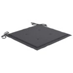 vidaXL Podložky na záhradné stoličky 4 ks 50x50x4 cm, oxfordská látka – Obrázok 3