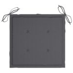 vidaXL Podložky na záhradné stoličky 4 ks 50x50x4 cm, oxfordská látka – Obrázok 5