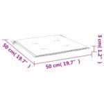 vidaXL Podložky na záhradné stoličky 4 ks 50x50x4 cm, oxfordská látka – Obrázok 8