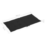 vidaXL Podložky na záhradné stoličky, nízke operadlo 6 ks 100x50x3 cm – Obrázok 7