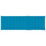 vidaXL Podložka na ležadlo, modrá 200x70x3 cm, oxfordská látka – Obrázok 4