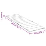 vidaXL Podložka na ležadlo, modrá 200x70x3 cm, oxfordská látka – Obrázok 9