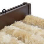 vidaXL Záves proti hmyzu, béžový 90x200 cm, ženilka – Obrázok 5