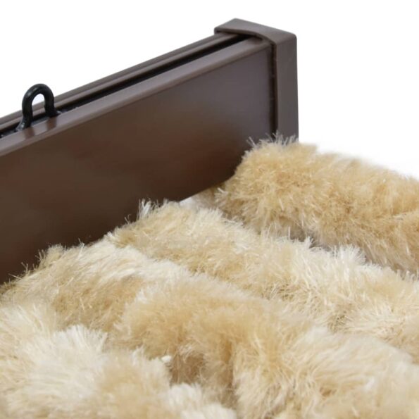 vidaXL Záves proti hmyzu, béžový 90x200 cm, ženilka – Obrázok 5