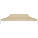 vidaXL Strecha na párty stan 6x3 m, béžová 270 g/m² – Obrázok 2