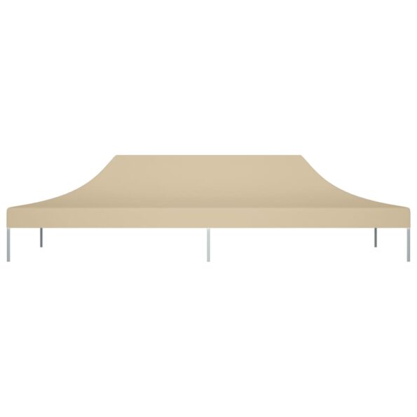 vidaXL Strecha na párty stan 6x3 m, béžová 270 g/m² – Obrázok 2