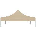 vidaXL Strecha na párty stan 6x3 m, béžová 270 g/m² – Obrázok 3