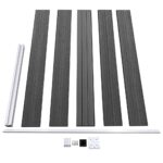 vidaXL Plotový panel WPC 175x105 cm čierny – Obrázok 4