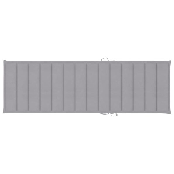 vidaXL Záhradné ležadlo s podložkou akáciový masív – Obrázok 3