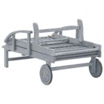 vidaXL Záhradné ležadlo s podložkou akáciový masív – Obrázok 10