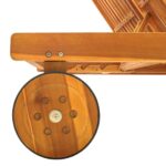 vidaXL 2-miestne záhradné ležadlo s podložkou akáciový masív – Obrázok 4