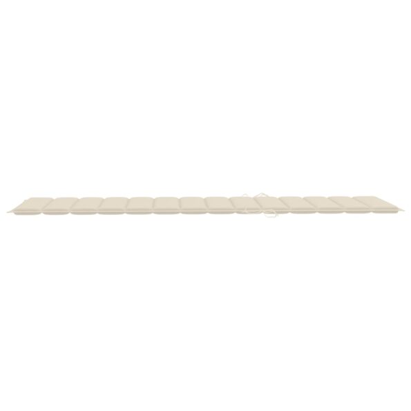 vidaXL 2-miestne ležadlo s podložkou bambus – Obrázok 10