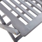 vidaXL Skladacie vonkajšie stoličky s podložkami 4 ks akáciový masív – Obrázok 8