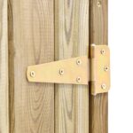 vidaXL Prístrešok na bicykle 232x110x170 cm impregnované borovicové drevo – Obrázok 8