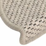 vidaXL Samolepiace nášľapy na schody, sisalový vzhľad 15 ks 65x21x4 cm – Obrázok 7