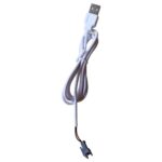 vidaXL Kúpeľňová skrinka s LED a zrkadlom, lesklá biela 80x12x68 cm – Obrázok 7
