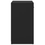 vidaXL Lavica na topánky čierna 94,5x31x57 cm drevotrieska – Obrázok 5