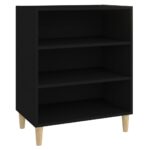 vidaXL Komoda, čierna 57x35x70 cm, kompozitné drevo – Obrázok 2