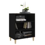 vidaXL Komoda, čierna 57x35x70 cm, kompozitné drevo – Obrázok 3