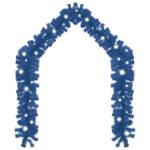 vidaXL Vianočná girlanda s LED svetielkami 20 m modrá – Obrázok 2