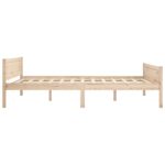 vidaXL Posteľný rám borovicový masív 160x200 cm – Obrázok 3