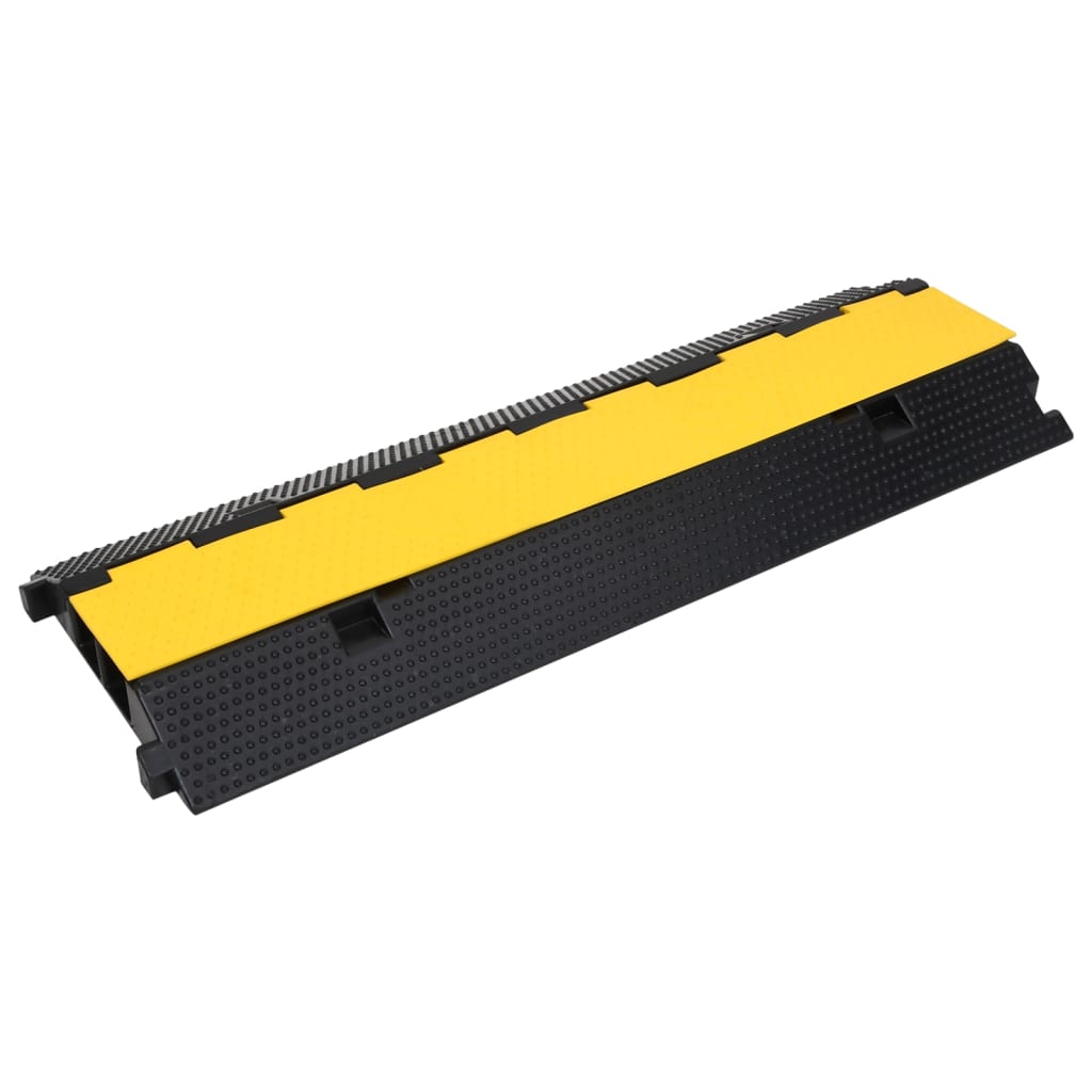 VXL8720286365335_a_en_hd_1.jpg vidaXL Káblový gumený prejazd 2 kanálový 100 cm – Obrázok 1