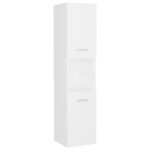 vidaXL Súprava kúpeľňového nábytku biela drevotrieska – Obrázok 10