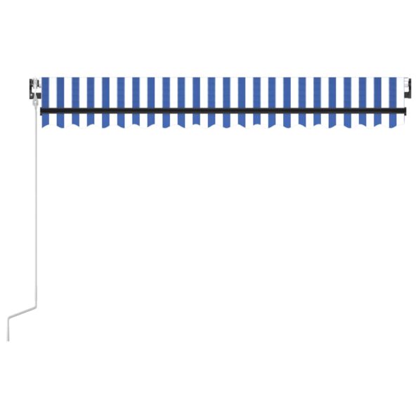 VXL8720286394359_g_en_hd_2.jpg vidaXL Automatická markíza, LED a senzor vetra 400x300 cm, modrá/biela – Obrázok 4