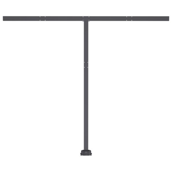 vidaXL Ručne zaťahovacia markíza s LED 300x250 cm žlto-biela – Obrázok 8