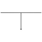 vidaXL Voľne stojaca ručne zaťahovacia markíza 500x350 cm, žlto biela – Obrázok 8