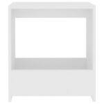 vidaXL Príručný stolík, biely 50x26x50 cm, kompozitné drevo – Obrázok 4