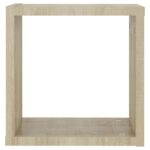 vidaXL Nástenné police 4 ks dub sonoma 30x15x30 cm – Obrázok 8
