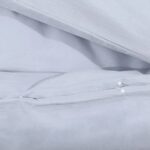 vidaXL Súprava obliečok sivá 260x220 cm ľahké mikrovlákno – Obrázok 8