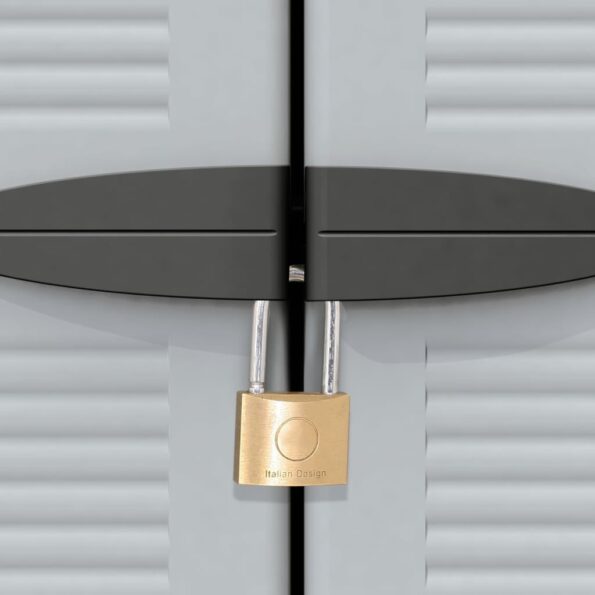 vidaXL Plastová skrinka 68x39x171,5 cm – Obrázok 3