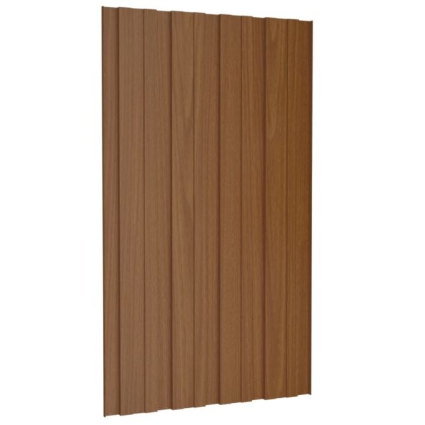 VXL8720286668030_g_en_hd_4.jpg vidaXL Strešné panely 36 ks pozinkovaná oceľ hnedé 80x45 cm – Obrázok 5