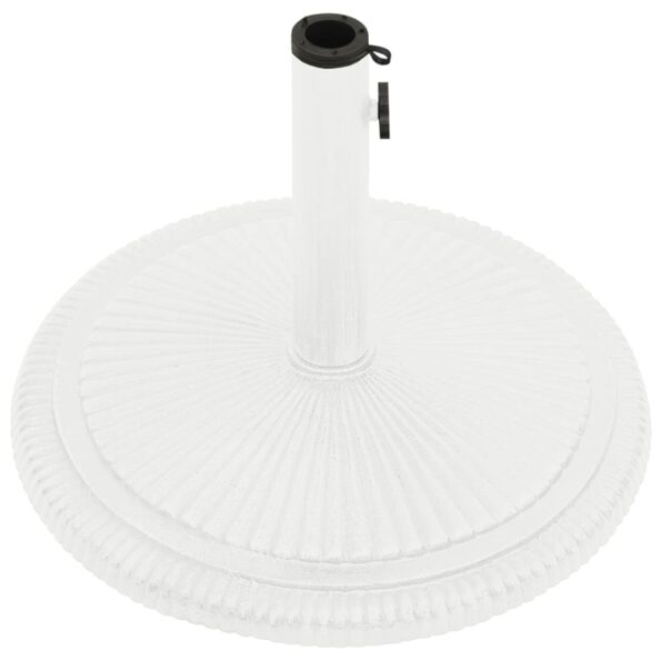 VXL8720286722831_g_en_hd_2.jpg vidaXL Stojan na slnečník, biely 45x45x30 cm, liatina – Obrázok 3