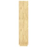 vidaXL Knižnica/deliaca stena 60x35x167 cm, borovicový masív – Obrázok 7