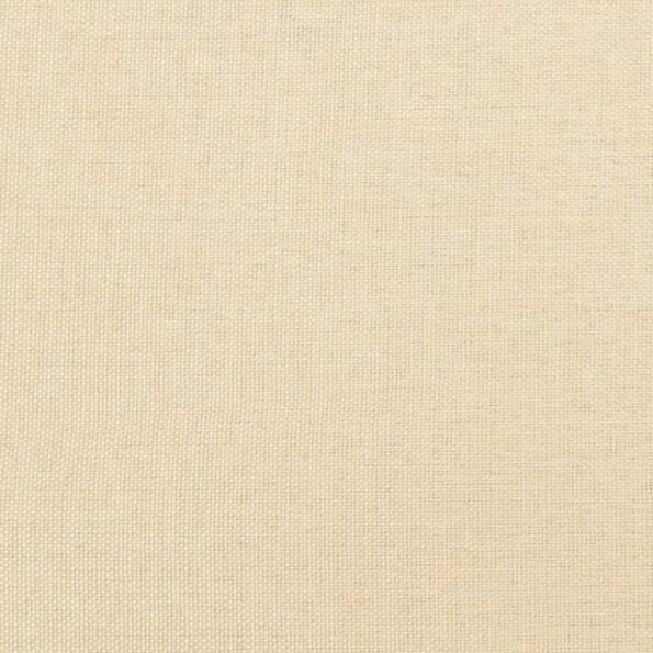 vidaXL Relaxačné kreslo krémové látkové – Obrázok 7