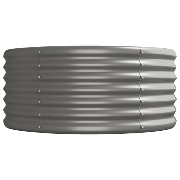 VXL8720286856321_g_en_hd_2.jpg vidaXL Vyvýšený záhradný záhon práškovaná oceľ 368x80x36 cm sivý – Obrázok 4
